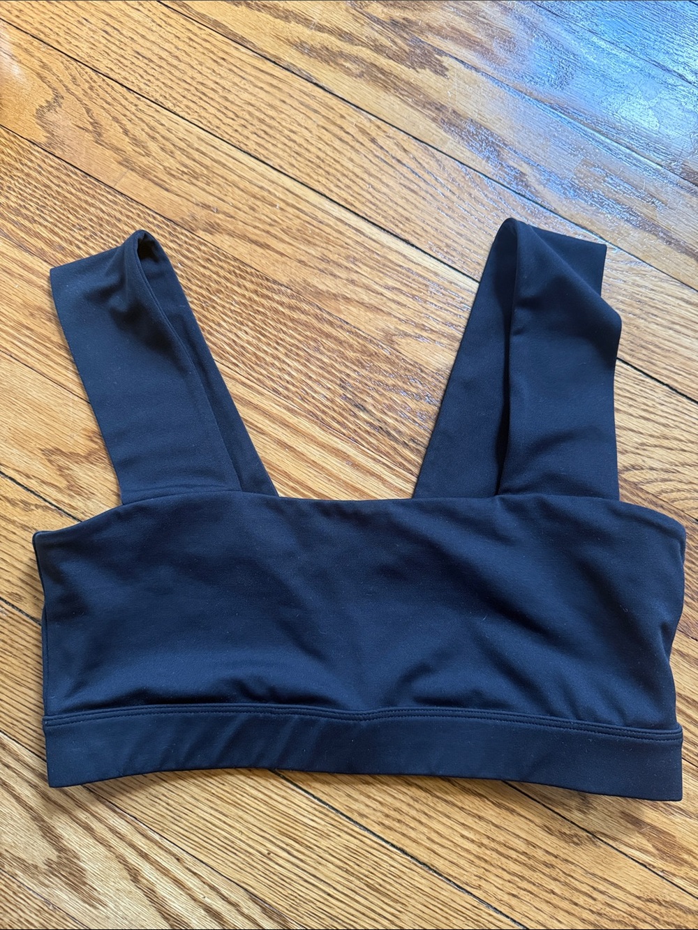 ALL FENIX Black Women's Square Neck Bralette xs